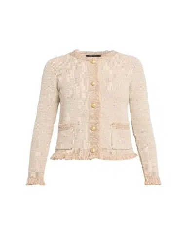 Kobi Halperin Kailey Fringe-Trim Sequin Knit Sweater | Thumbnail 1 Kobi Halperin Kailey Fringe-Trim Sequin Knit Sweater | Thumbnail 1