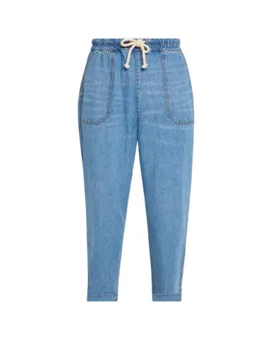 Officine Generale Men's Wide-Leg Drawstring Trousers | Thumbnail 1