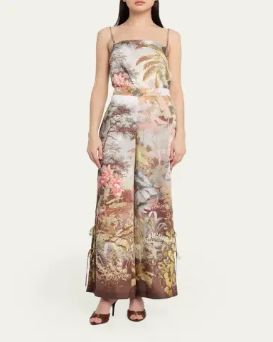 Kobi Halperin Helena Wide-Leg Botanical-Print Pants | Thumbnail 2 Kobi Halperin Helena Wide-Leg Botanical-Print Pants | Thumbnail 2