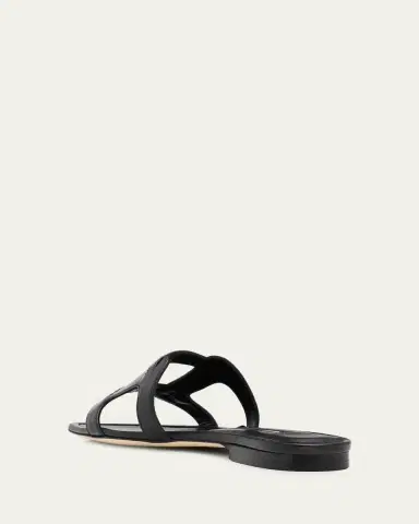 Manolo Blahnik Grellanu Leather Flat Slide Sandals | Thumbnail 2 Manolo Blahnik Grellanu Leather Flat Slide Sandals | Thumbnail 2
