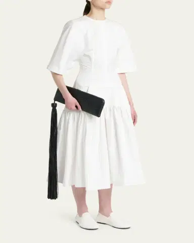 Bottega Veneta Tassel Nappa Leather Clutch Bag | Thumbnail 5 Bottega Veneta Tassel Nappa Leather Clutch Bag | Thumbnail 5