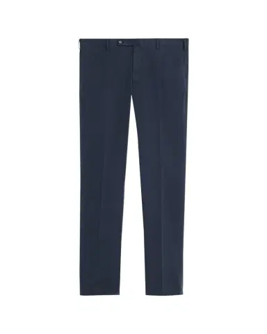 Incotex Men's Pressed-Crease Cotton Trousers | Thumbnail 1