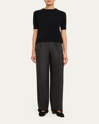 Lisa Yang Kenza Cashmere Elbow-Sleeve Sweater | Thumbnail 2 Lisa Yang Kenza Cashmere Elbow-Sleeve Sweater | Thumbnail 2