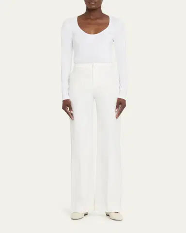 L'Agence Livvy Straight-Leg Trousers | Thumbnail 2 L'Agence Livvy Straight-Leg Trousers | Thumbnail 2
