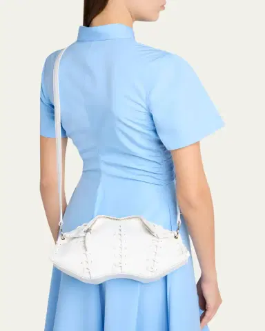 Alexander McQueen Lace-Up Corset Leather Shoulder Bag | Thumbnail 2