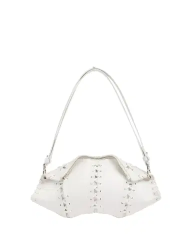Alexander McQueen Lace-Up Corset Leather Shoulder Bag | Thumbnail 1