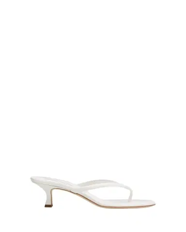 Manolo Blahnik 50mm Paterno Leather Thong Sandals | Thumbnail 1 Manolo Blahnik 50mm Paterno Leather Thong Sandals | Thumbnail 1