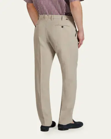 Incotex Men's Slim-Fit Chinolino Trousers | Thumbnail 2