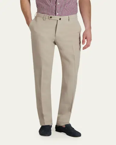 Incotex Men's Slim-Fit Chinolino Trousers | Thumbnail 3