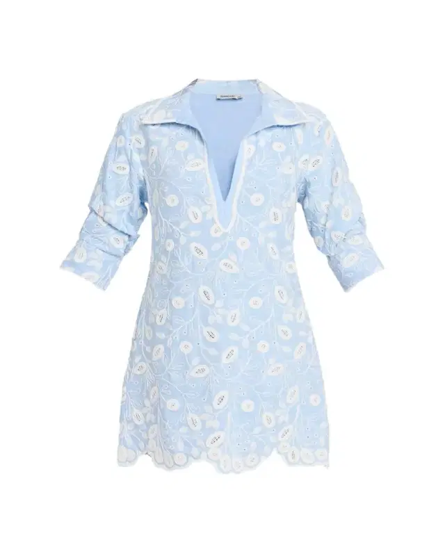 SIMKHAI Freya Embroidered Mini Dress