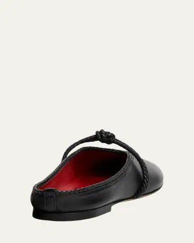 Bottega Veneta Lagoon Nappa Leather Knotted Mary Jane Ballerina Mules | Thumbnail 6 Bottega Veneta Lagoon Nappa Leather Knotted Mary Jane Ballerina Mules | Thumbnail 6