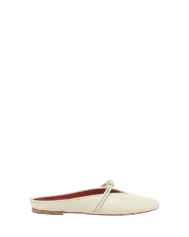 Bottega Veneta Lagoon Nappa Leather Knotted Mary Jane Ballerina Mules | Thumbnail 1 Bottega Veneta Lagoon Nappa Leather Knotted Mary Jane Ballerina Mules | Thumbnail 1