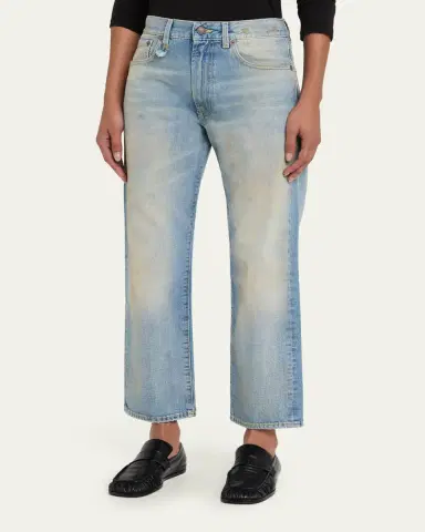 R13 Boyfriend Relaxed Ankle Jeans | Thumbnail 4