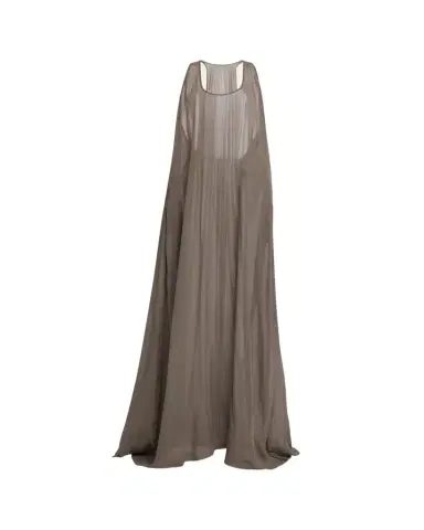 Rick Owens Sheer Silk Georgette Tank Gown | Thumbnail 1 Rick Owens Sheer Silk Georgette Tank Gown | Thumbnail 1