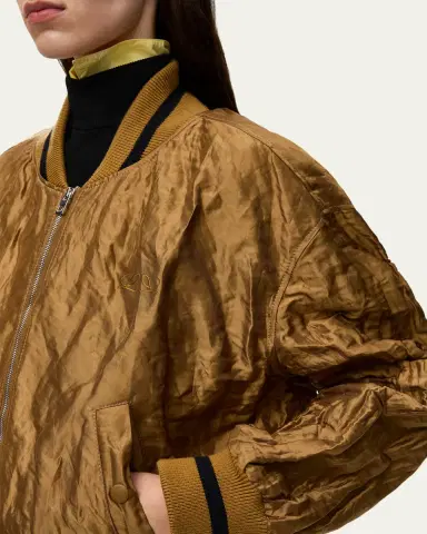 Loewe Satin Oversized Bomber Jacket | Thumbnail 5 Loewe Satin Oversized Bomber Jacket | Thumbnail 5