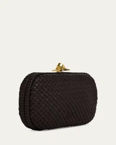 Bottega Veneta Padded Leather Sculptural Knot Clutch Bag | Thumbnail 3 Bottega Veneta Padded Leather Sculptural Knot Clutch Bag | Thumbnail 3