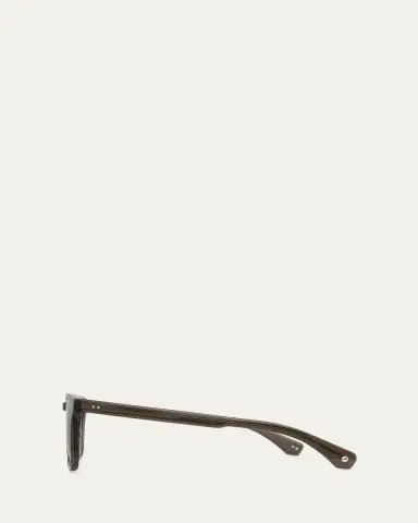 Garrett Leight Men's Earvin Acetate Square Sunglasses | Thumbnail 3