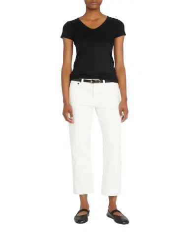 MAJESTIC FILATURES Soft Touch Short-Sleeve V-Neck Tee | Thumbnail 1