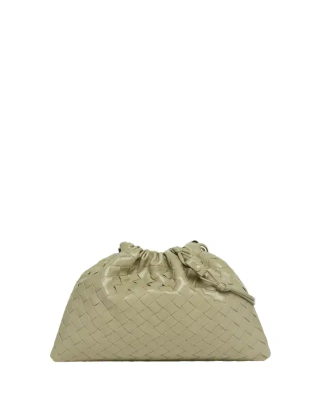 Bottega Veneta Medium Leather Pouch Bag