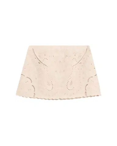Kobi Halperin Natalie Embroidered Cotton-Linen Mini Skirt | Thumbnail 1 Kobi Halperin Natalie Embroidered Cotton-Linen Mini Skirt | Thumbnail 1