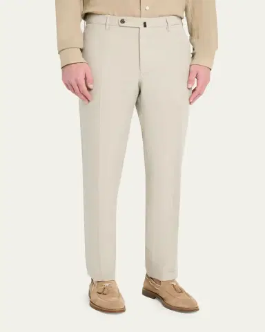 Incotex Men's Slim-Fit Chinolino Trousers | Thumbnail 4