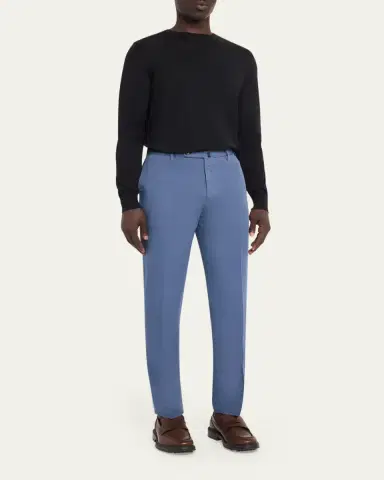 Incotex Men's Slim-Fit Chinolino Trousers | Thumbnail 6