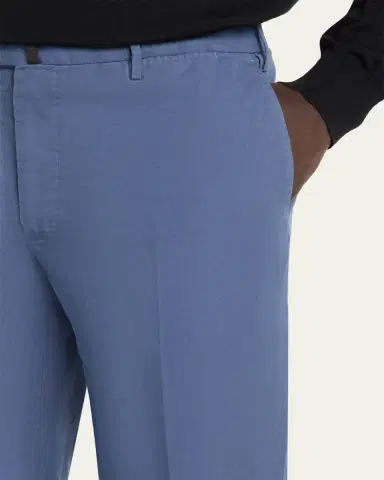 Incotex Men's Slim-Fit Chinolino Trousers | Thumbnail 9