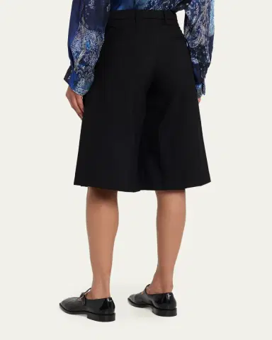 R13 Oversized Wool Crossover Shorts | Thumbnail 3