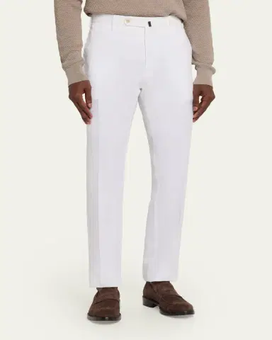 Incotex Men's Slim-Fit Chinolino Trousers | Thumbnail 4