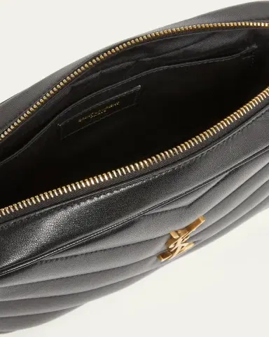 Saint Laurent LouLou YSL Chevron Quilted Crossbody Bag | Thumbnail 4 Saint Laurent LouLou YSL Chevron Quilted Crossbody Bag | Thumbnail 4