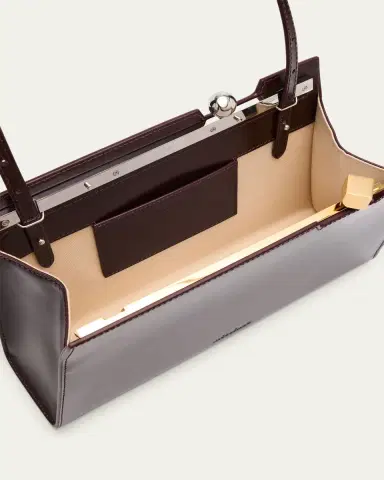 Jacquemus Le Salon Rond-Carre Leather Shoulder Bag | Thumbnail 4