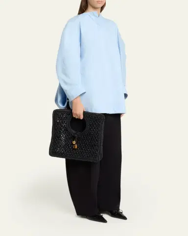 Jacquemus Le Petit Carre Raffia Top-Handle Bag | Thumbnail 5 Jacquemus Le Petit Carre Raffia Top-Handle Bag | Thumbnail 5
