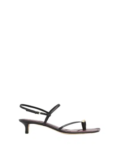 Vince 40mm Polli Leather Kitten-Heel Sandals | Thumbnail 1