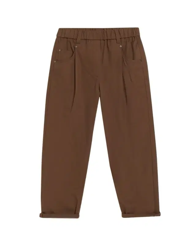 Brunello Cucinelli Slim-Leg Ankle Pull-On Pants