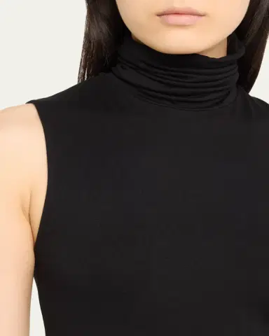 MAJESTIC FILATURES Soft Touch Sleeveless Stretch Turtleneck | Thumbnail 5 MAJESTIC FILATURES Soft Touch Sleeveless Stretch Turtleneck | Thumbnail 5