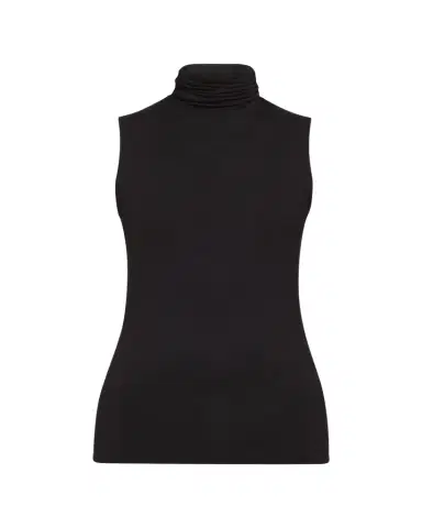 MAJESTIC FILATURES Soft Touch Sleeveless Stretch Turtleneck | Thumbnail 1 MAJESTIC FILATURES Soft Touch Sleeveless Stretch Turtleneck | Thumbnail 1