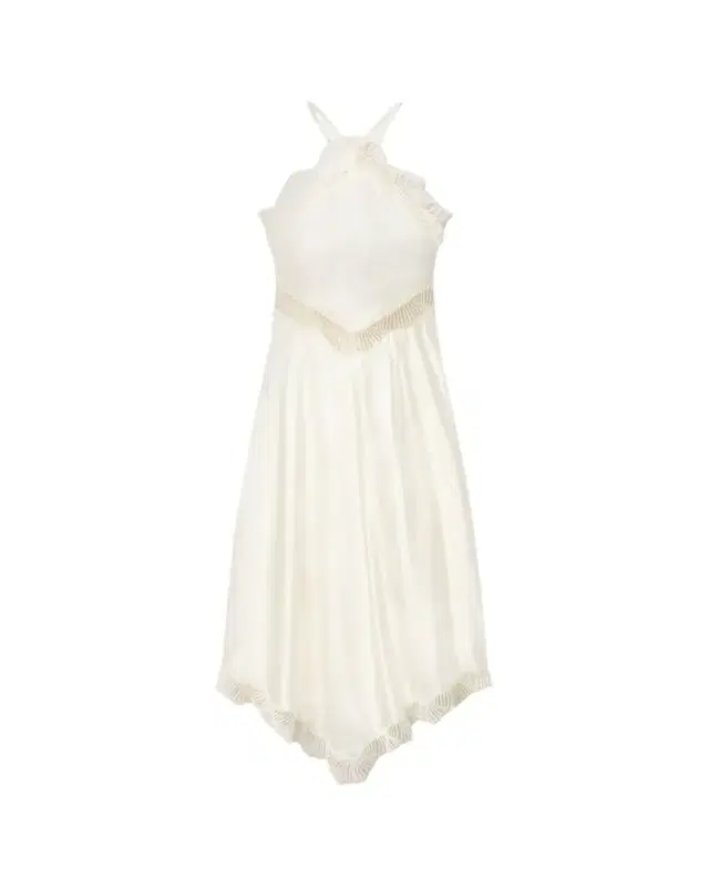 A.L.C. Lucia Satin & Lace Midi Dress