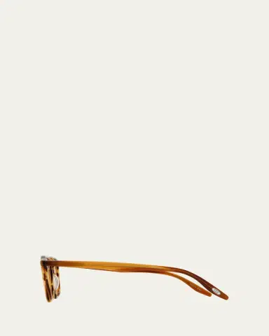 BARTON PERREIRA Men's Keyhole-Bridge Acetate Rectangle Sunglasses | Thumbnail 6