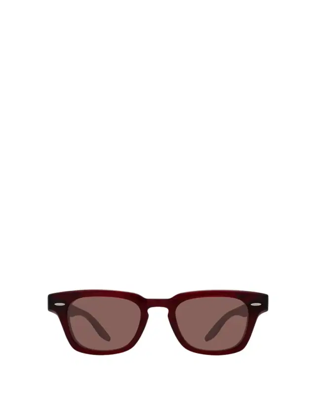 Barton Perreira Men's Keyhole-Bridge Acetate Rectangle Sunglasses