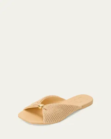 Loewe x Paula's Ibiza Pebble Anagram Flat Slide Sandals | Thumbnail 2 Loewe x Paula's Ibiza Pebble Anagram Flat Slide Sandals | Thumbnail 2