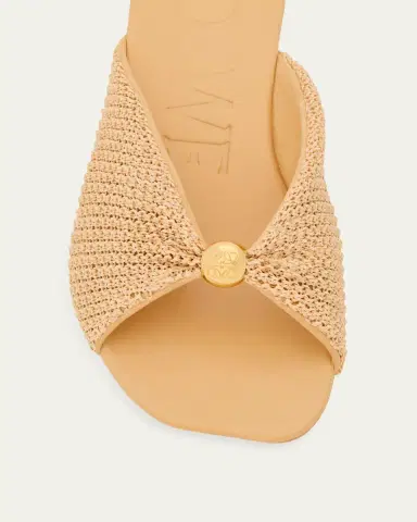 Loewe x Paula's Ibiza Pebble Anagram Flat Slide Sandals | Thumbnail 3 Loewe x Paula's Ibiza Pebble Anagram Flat Slide Sandals | Thumbnail 3