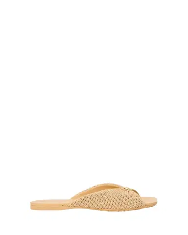 Loewe x Paula's Ibiza Pebble Anagram Flat Slide Sandals | Thumbnail 1 Loewe x Paula's Ibiza Pebble Anagram Flat Slide Sandals | Thumbnail 1