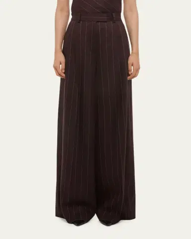 Helmut Lang Double-Pleated Wide-Leg Trousers | Thumbnail 4 Helmut Lang Double-Pleated Wide-Leg Trousers | Thumbnail 4