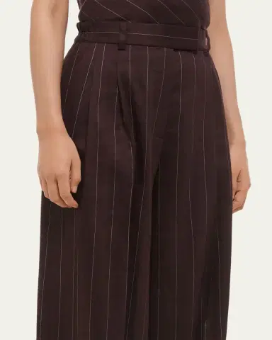 Helmut Lang Double-Pleated Wide-Leg Trousers | Thumbnail 5 Helmut Lang Double-Pleated Wide-Leg Trousers | Thumbnail 5