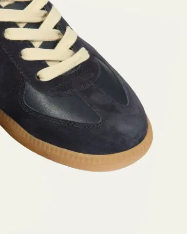 Maison Margiela Replica Suede & Leather Sneakers | Thumbnail 4