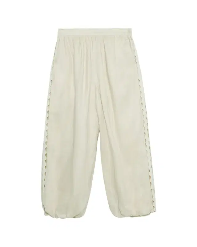 SIMKHAI Selah Linen Lace Balloon Pants