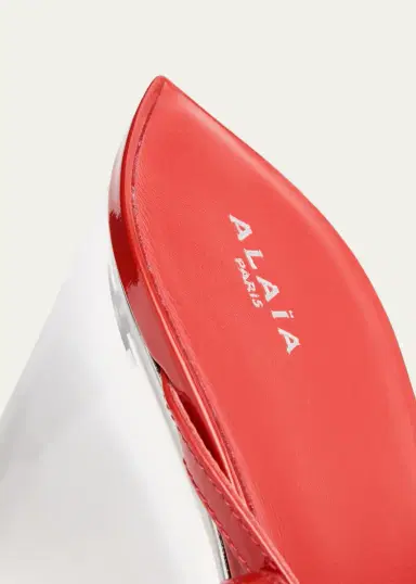 Alaïa 90mm Patent Leather Wedge Sandals | Thumbnail 5 Alaïa 90mm Patent Leather Wedge Sandals | Thumbnail 5