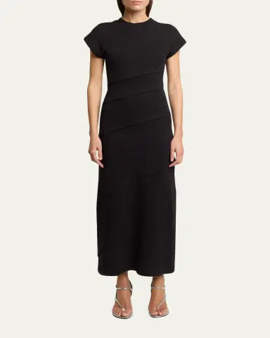 Proenza Schouler Hilma Cap-Sleeve Column Dress | Thumbnail 2 Proenza Schouler Hilma Cap-Sleeve Column Dress | Thumbnail 2