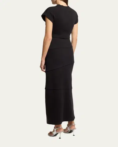 Proenza Schouler Hilma Cap-Sleeve Column Dress | Thumbnail 3 Proenza Schouler Hilma Cap-Sleeve Column Dress | Thumbnail 3