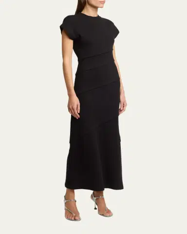 Proenza Schouler Hilma Cap-Sleeve Column Dress | Thumbnail 4 Proenza Schouler Hilma Cap-Sleeve Column Dress | Thumbnail 4